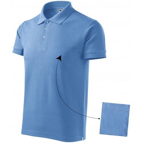 Pánska elegantná polokošeľa, nebeská modrá, S