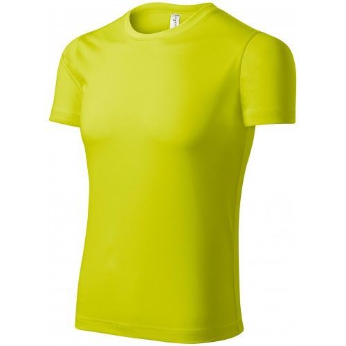 Športové tričko unisex, neónová žltá, XS