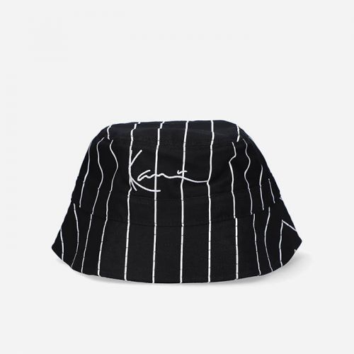 Karl Kani KK Signature Pinstripe Bucket Hat 7015468