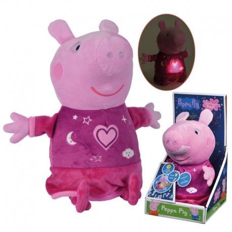 9261016 Plyšová lampička s melódiou - Peppa Pig 25 cm