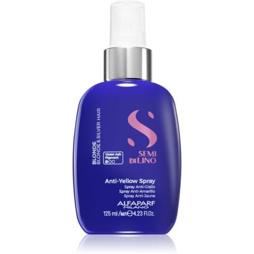 Alfaparf Milano Semi di Lino Blonde sprej proti žltým tónom pre blond a melírované vlasy 125 ml