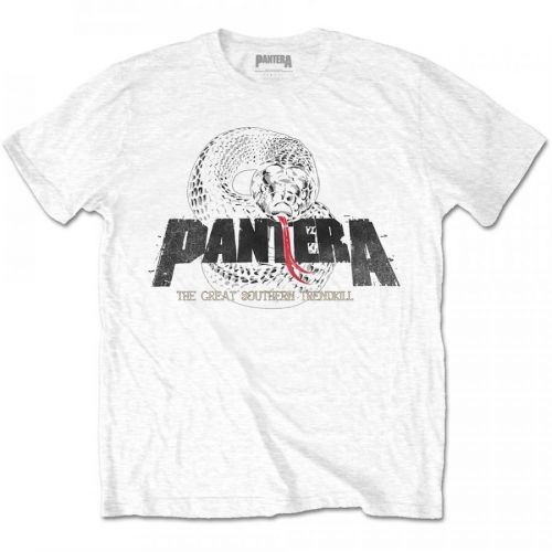 Pantera tričko Snake Logo Biela XXL