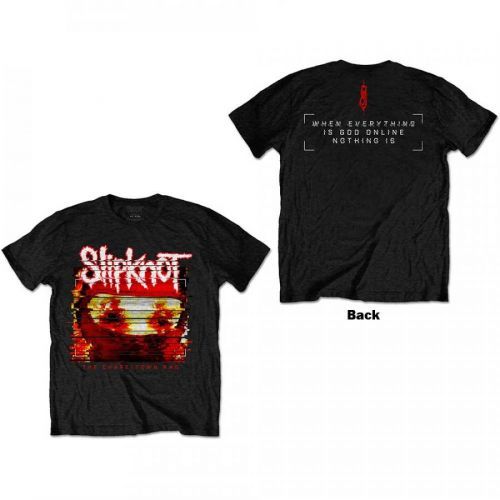 Slipknot tričko Chapeltown Rag Glitch Čierna 3XL