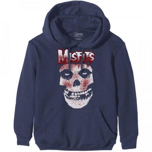 Misfits mikina Blood Drip Skull Modrá XXL