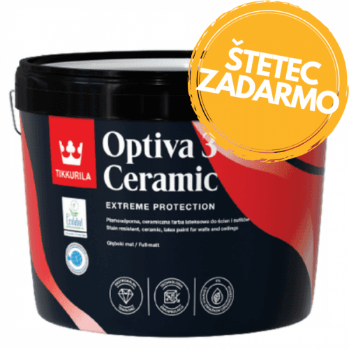 Optiva 3 Ceramic super matt - 263 odtieňov interiérovej farby (zákazkové miešanie) 0,9 l tvt g321 - petit four