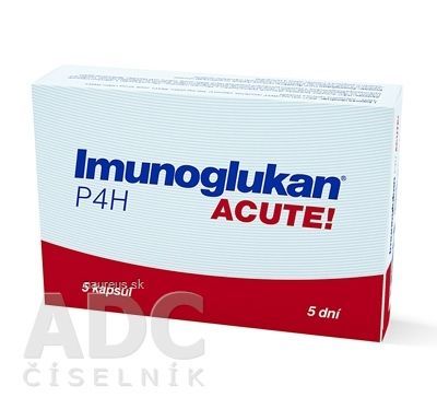 PLEURAN, s.r.o. Imunoglukan P4H ACUTE! cps 1x5 ks