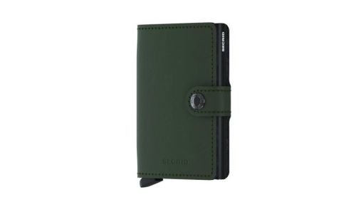 Secrid Miniwallet Matte Green-Black čierne MM-Green-Black