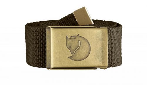 Fjällräven Canvas Bras Belt Dark Olive zelené F77297-633