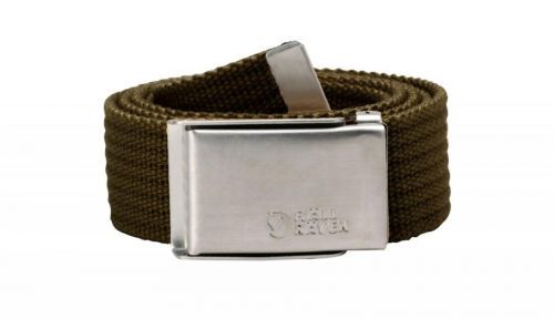 Fjällräven Merano Canvas Belt Dark Olive zelené F77028-633