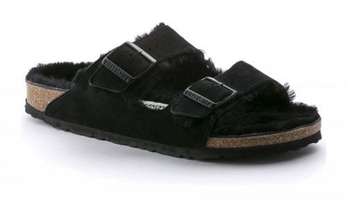 Birkenstock Arizona Shearling Black Narrow Fit čierne 752663