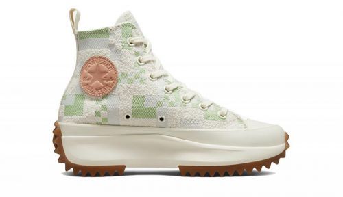 Converse Run Star Hike Crafted Jacquard Platform High Top biele 172715C