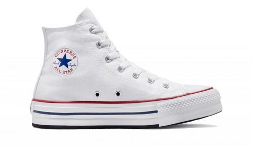 Converse Chuck Taylor All Star Lift Platform Canvas High Top Big Kids biele 272856C