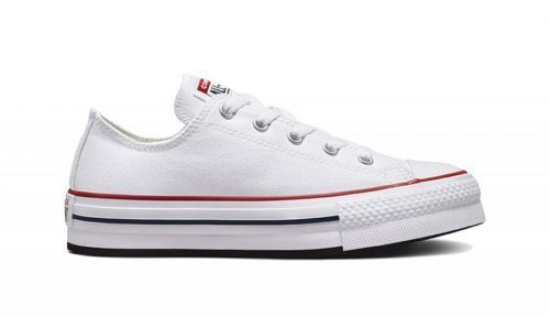 Converse Chuck Taylor All Star Lift Platform Low Top Big Kids biele 272858C