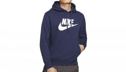 Nike Sportswear Club Fleece Hoodie modré BV2973-410