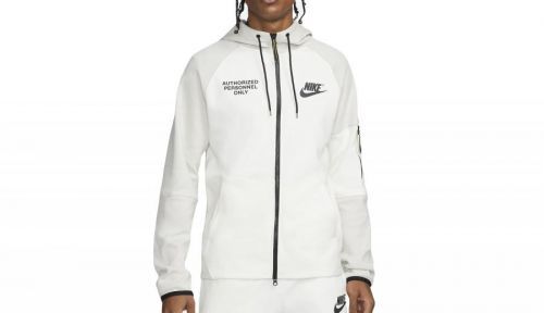 Nike Sportswear Fleece Full-Zip Hoodie biele DM6548-072