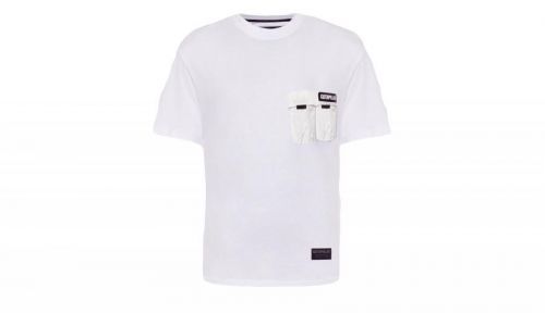 Caterpillar Multipocket T-Shirt White biele 2511870-WIT