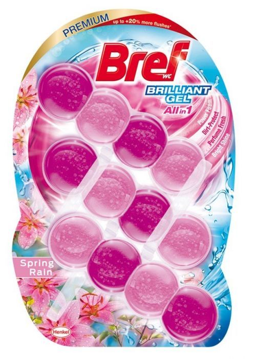 Bref Brilliant gél All in 1 Spring Rain 3ks