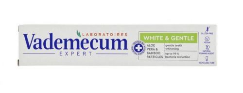 Vademecum White & Gentle Zubná pasta s aloe vera a čiastočkami bambusu 75ml