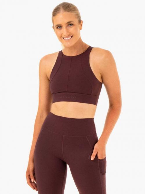 Ryderwear Športová podprsenka Reset High Impact Chocolate  XSXS