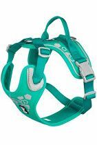 Postroj Hurtta Weekend Warrior pávie zeleň 80-100cm