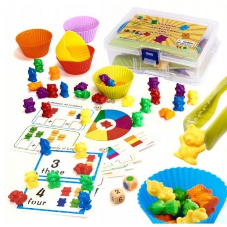 6260 Montessori hra - Spočítaj medvedíkov - 44 dielov