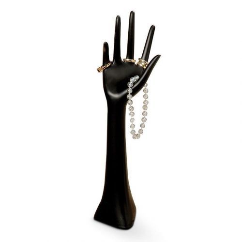 Stojan na šperky Hand 32 cm černý