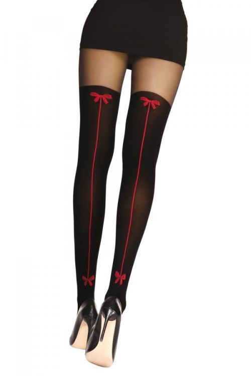 Dámske pančuchy Amita - LivCo CORSETTI FASHION čierna 2