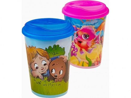 Pohár UH 250ml s náustkom detský motív