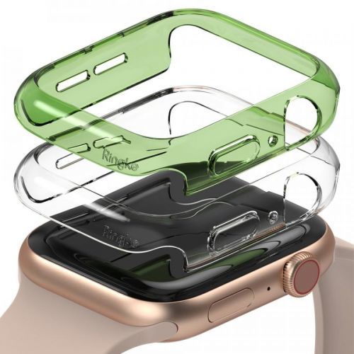 Ringke Slim Watch Case 2x set ochranné puzdro pre Apple Watch 4 40mm/Watch 5 40mm/Watch 6 40mm/Watch SE - Zelená KP14171