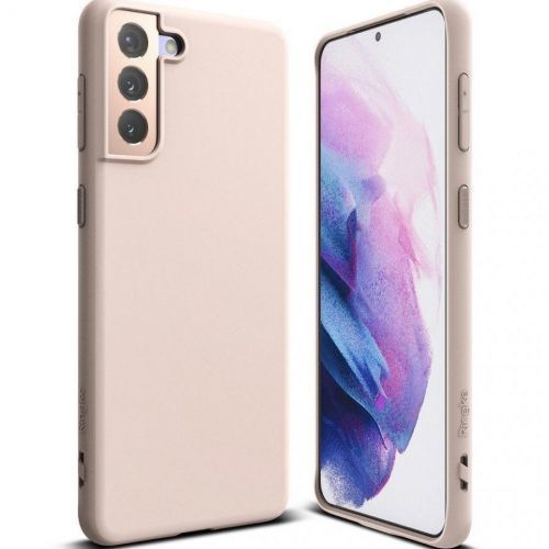 Ringke Air S Ultra tenké silikonové puzdro pre Samsung Galaxy S21 - Ružová KP14223