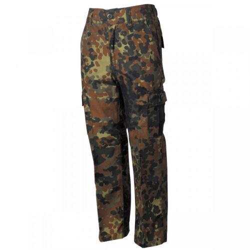 Nohavice detské MFH US - flecktarn, 116