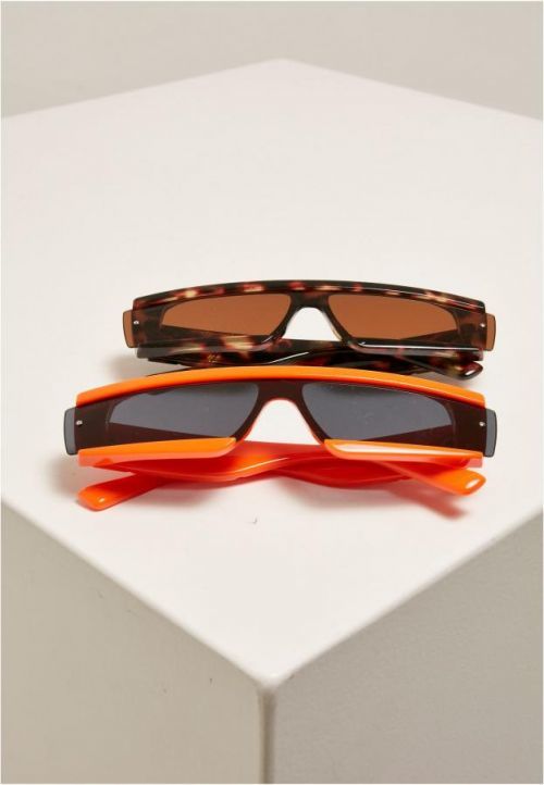 Urban Classics Sunglasses Alabama 2-Pack orange/brown - One Size