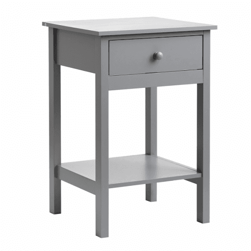 Noční stolek, šedá, MALISE