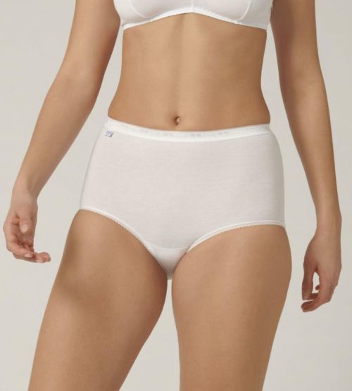 Dámske nohavičky loggi Basic+ Maxi 3P biele biela 40