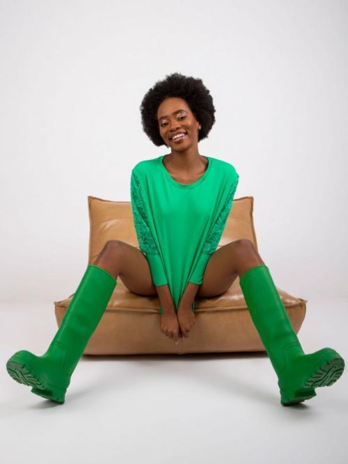 Blúzka-RV-BZ-7551.19 - tmavo zelená S