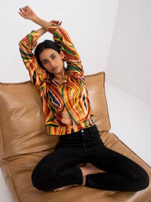 Blúzka-DHJ-BZ-6033.21P-žltá jedna veľkosť