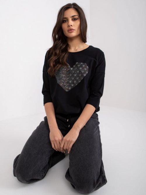 Blúzka-RV-BZ-0229.13P-čierna S / M