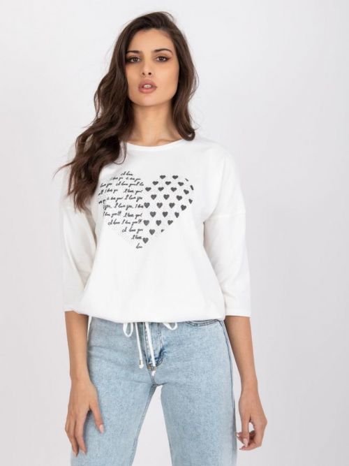 Blúzka-RV-BZ-0229.13P-ecru S / M