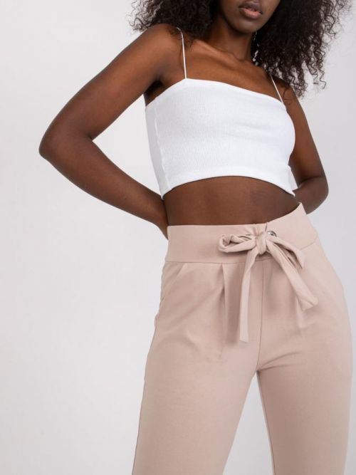 Teplákové nohavice-RV-DR-7459.01X-svetlo béžová S