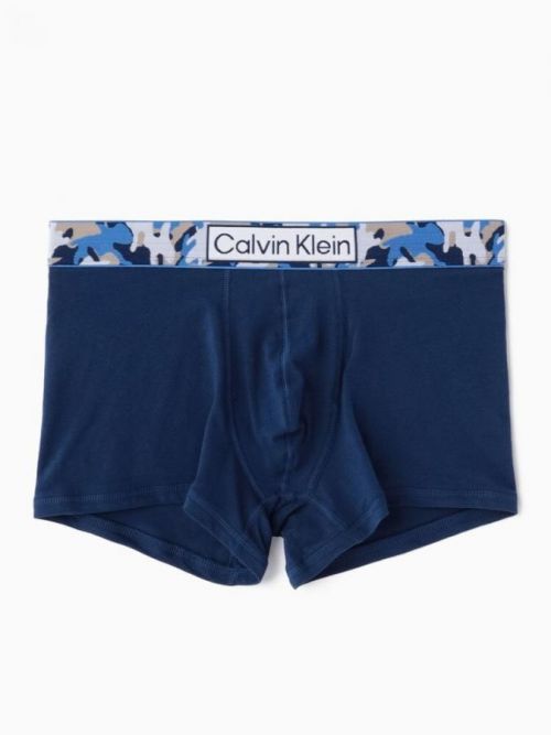 Trenírky Camo NB3140A - C5F - Tmavomodrá - Calvin Klein L tmavo modrá