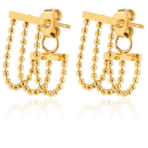 Troli Originálne pozlátené náušnice s retiazkami