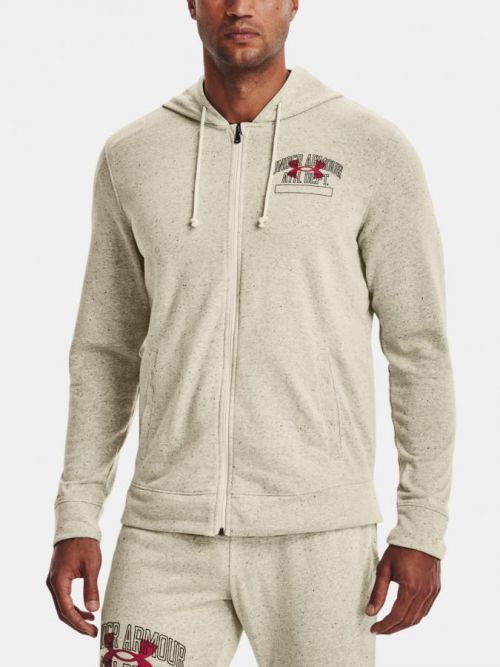 UA Rival Try Athlc Dep FZ HD Mikina Under Armour Hnedá