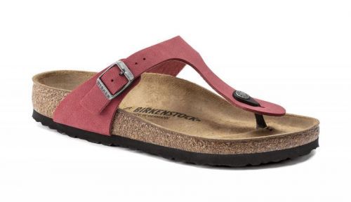 Birkenstock Gizeh BS Scarlet Red Regular Fit biele 1020958