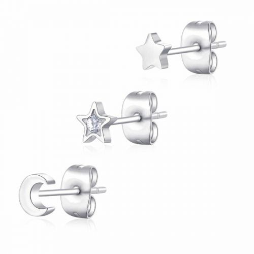 S`Agapõ Súprava troch náušníc Glam CLICK SCK160
