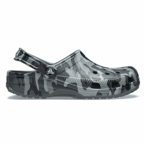 Obuv CROCS Classic Printed Camo Clog Slate Grey/Multi Sivá EU 41-42