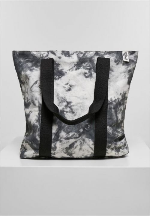 Urban Classics Tie Dye Tote Bag black/white - One Size