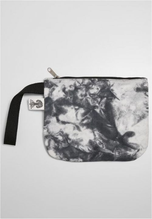 Urban Classics Tie Dye Cosmetic Pouch black/white - One Size