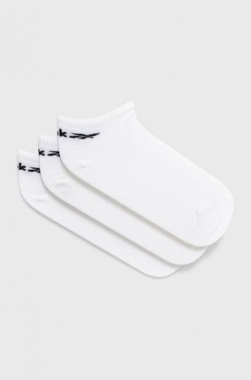 Ponožky Reebok pánske, biela farba