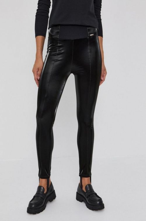 Legíny Liu Jo dámske, čierna farba, jednofarebné