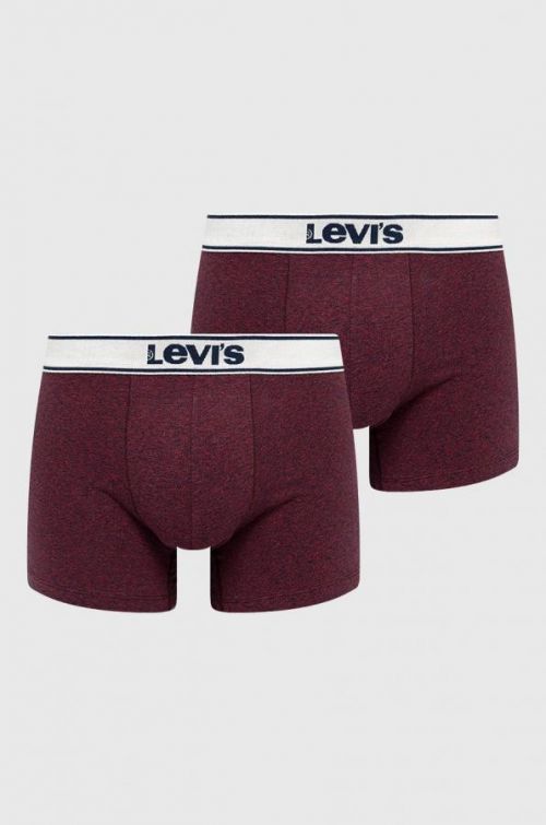 Boxerky Levi's pánske, hnedá farba